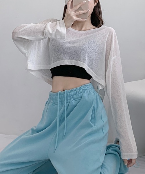 売れ筋商品|||カブー カットソー トップス レディース High Spirits Top - Women's Off White コカ coca クルーネックドッキングカットソー （White