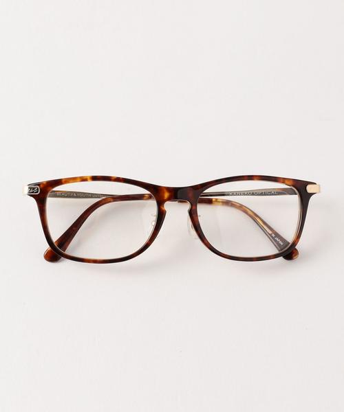 BEAUTY&YOUTH UNITED ARROWS(ビューティーアンドユースユナイテッドアローズ)の「BY by KANEKO OPTICAL Stefan/メガネ MADE IN JAPAN◆(メガネ・メンズ・ブラック/ブラウン・フリー)」の2枚目の写真