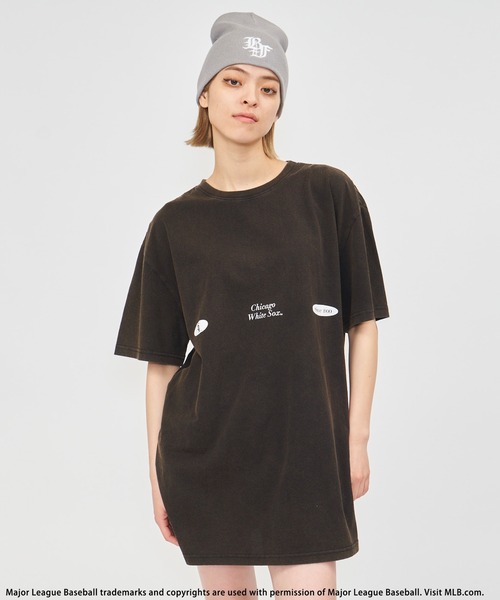 トップス chocoball MLB】オーバルロゴビックTシャツ BACK TO THE FIELD│SPIRALGIRL