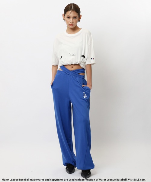 BACK TO THE FIELD（バック トゥー ザ フィールド）の「【MLB】オーバルロゴビックTシャツ（Tシャツ/カットソー・レディース・ホワイト/ブラック・FREE）」の21枚目の写真