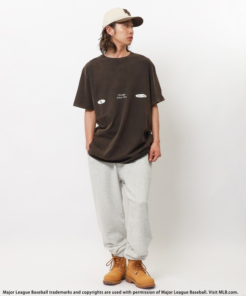 MLB】オーバルロゴビックTシャツ BACK TO THE FIELD│SPIRALGIRL