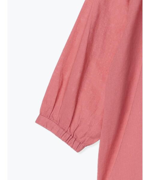 Samansa Mos2（サマンサ モスモス）の「【抗菌防臭】初夏のふんわりギャザーシャツ（シャツ/ブラウス・レディース・オフホワイト/ピンク/ブルー/ブラック・F）」の8枚目の写真