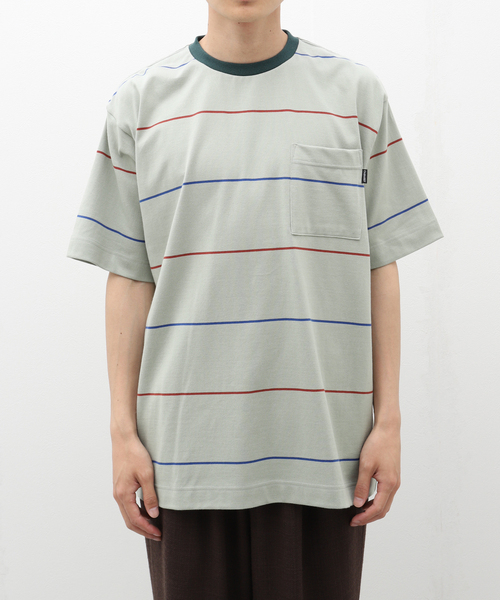 cabaret poval（キャバレーポバール）の「CABARET POVAL / キャバレーポバール Third Stripe Top（Tシャツ/カットソー・メンズ・ホワイト/ベージュ・LARGE/X-LARGE）」の4枚目の写真