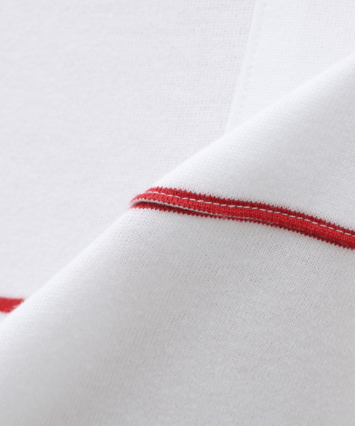 cabaret poval（キャバレーポバール）の「CABARET POVAL / キャバレーポバール Third Stripe Top（Tシャツ/カットソー・メンズ・ホワイト/ベージュ・LARGE/X-LARGE）」の18枚目の写真