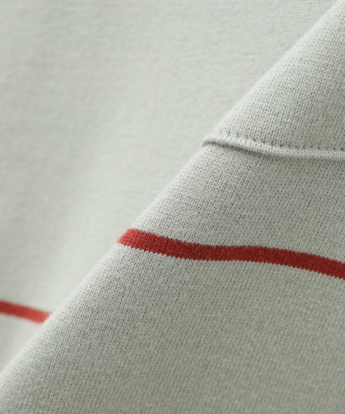 cabaret poval（キャバレーポバール）の「CABARET POVAL / キャバレーポバール Third Stripe Top（Tシャツ/カットソー・メンズ・ホワイト/ベージュ・LARGE/X-LARGE）」の19枚目の写真