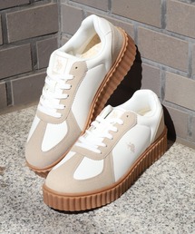 CORPUS TOKYO（コーパス トーキョー）の「【U.S. POLO ASSN./ユーエスポロアッスン】厚底ボリュームソール ワンポイント ローカット コンビネーションスニーカー（スニーカー）」