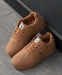 CORPUS TOKYO（コーパス トーキョー）の「【U.S. POLO ASSN./ユーエスポロアッスン】厚底ボリュームソール ワンポイント ローカット コンビネーションスニーカー（スニーカー）」