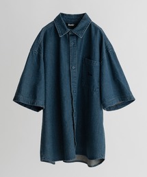 kutir | ヴィンテージライクウオッシュデニムシャツ(シャツ/ブラウス)
