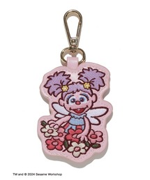 SESAME STREET（セサミストリート）の「【Flowering giftシリーズ】 ダイカット レザー風刺繍チャーム（キーホルダー）」