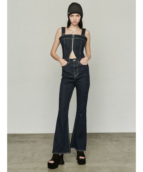 EMODA（エモダ）の「フレアヒールカバーサンダル（サンダル・レディース・キャメル/ブラック・SMALL/MEDIUM/LARGE）」の13枚目の写真