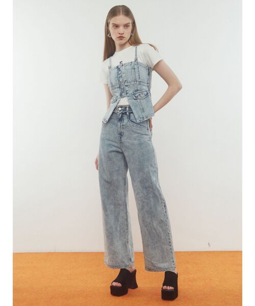 EMODA（エモダ）の「フレアヒールカバーサンダル（サンダル・レディース・キャメル/ブラック・SMALL/MEDIUM/LARGE）」の5枚目の写真