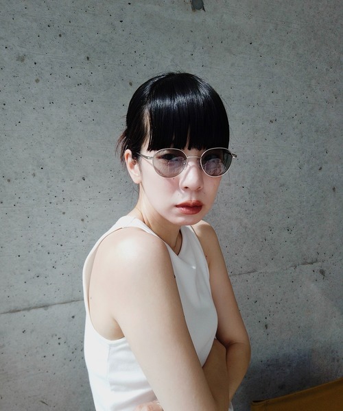 y/m by RIKA（イムバイリカ）の「Shades r02（サングラス・レディース・ブラック/グリーン・FREE）」の10枚目の写真