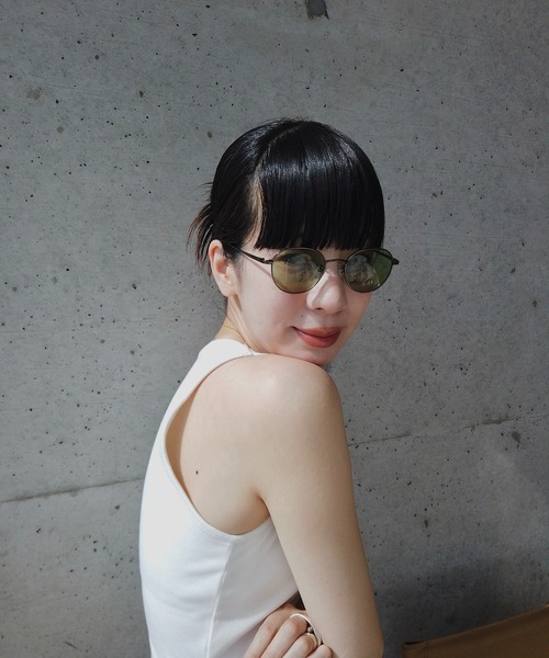 y/m by RIKA（イムバイリカ）の「Shades r02（サングラス・レディース・ブラック/グリーン・FREE）」の11枚目の写真