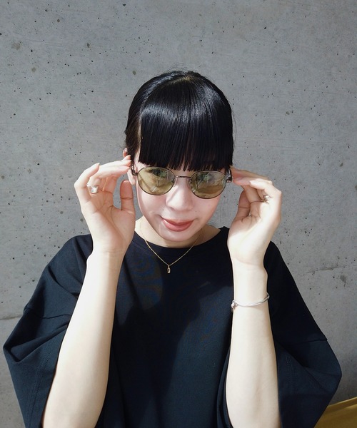 y/m by RIKA（イムバイリカ）の「Shades r02（サングラス・レディース・ブラック/グリーン・FREE）」の12枚目の写真