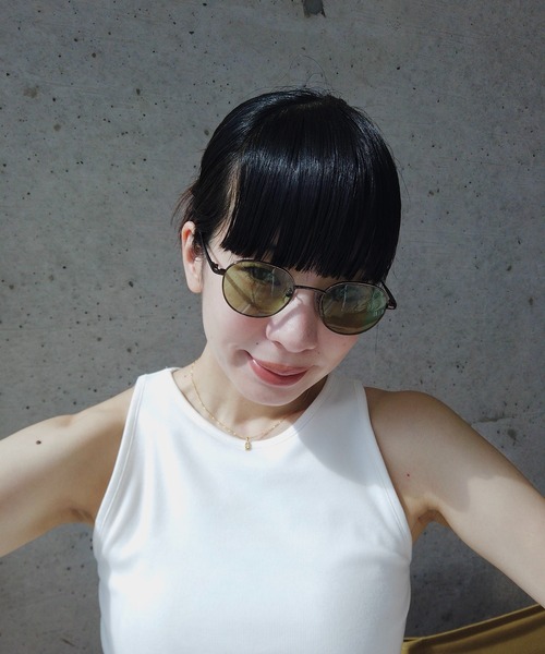 y/m by RIKA（イムバイリカ）の「Shades r02（サングラス・レディース・ブラック/グリーン・FREE）」の13枚目の写真