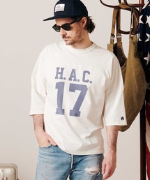 【Hollywood athletic co】フットボール7分Tシャツ