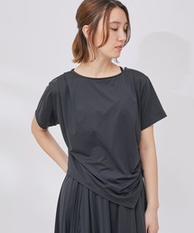 NERGY | 【水陸両用＆ UV】Aqua jersey ドレープTシャツ(Tシャツ/カットソー)