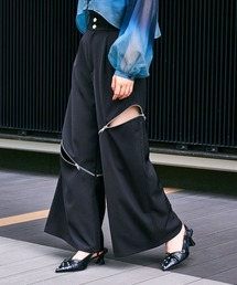 HARE | ジップカットアウトワイドパンツ(HARE)(その他パンツ)