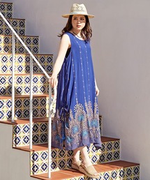 【チャイハネ】ヨウエンノースリーブワンピース