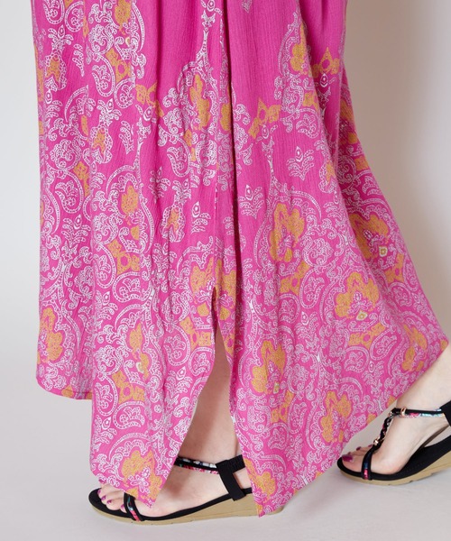 チャイハネ（チャイハネ）の「【チャイハネ】ヨウエンノースリーブワンピース（ワンピース・レディース・グリーン/ブルー/ピンク/ブラック/ダークグリーン/ブラック系その他/ベージュ・FREE）」の19枚目の写真