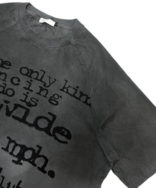 PEOPLESTYLE ウォッシュド半袖Ｔシャツメッシュ切替ユニセックス 2024SS] [UNISEX]メッシュスポーツプリントストライプジャージ