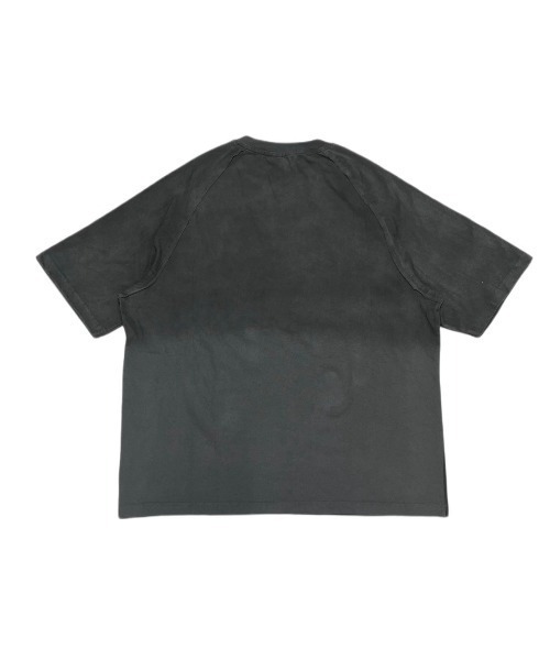 XU（エックスユー）の「ストリートファッション XU エックスユー washed design t-shirts ウォッシュドTシャツ ロゴTシャツ 半袖トップス 半袖Tシャツ オーバーサイズ 韓国ファッション 韓国ストリート ストリートブランド（Tシャツ/カットソー・メンズ・グレー/チャコール・ONE SIZE）」の10枚目の写真