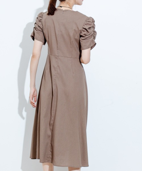 Jayro（ジャイロ）の「綿麻袖デザインワンピース（ワンピース・レディース・ベージュ/ダークブラウン/ブラック・FREE）」の19枚目の写真