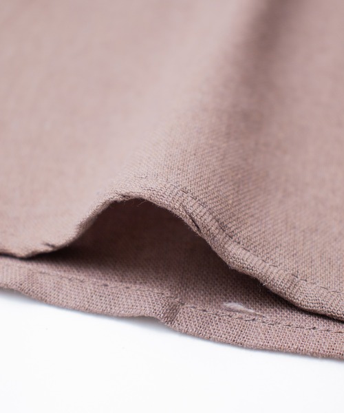 Jayro（ジャイロ）の「綿麻袖デザインワンピース（ワンピース・レディース・ベージュ/ダークブラウン/ブラック・FREE）」の8枚目の写真