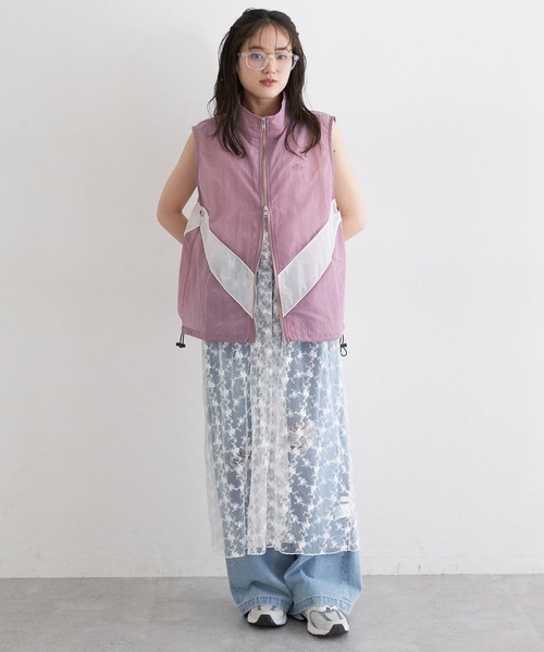 RAGEBLUE（レイジブルー）の「切替シアーナイロンベスト（ベスト・レディース・ピンク/グレー/ネイビー・FREE）」の10枚目の写真