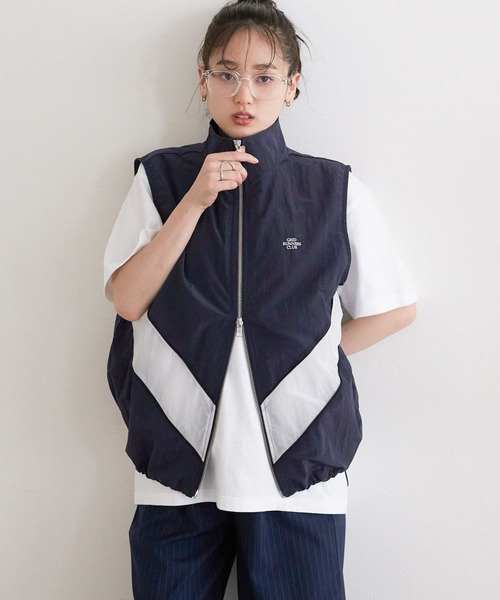 RAGEBLUE（レイジブルー）の「切替シアーナイロンベスト（ベスト・レディース・ピンク/グレー/ネイビー・FREE）」の18枚目の写真