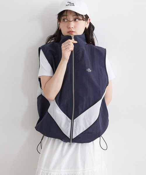 RAGEBLUE（レイジブルー）の「切替シアーナイロンベスト（ベスト・レディース・ピンク/グレー/ネイビー・FREE）」の19枚目の写真