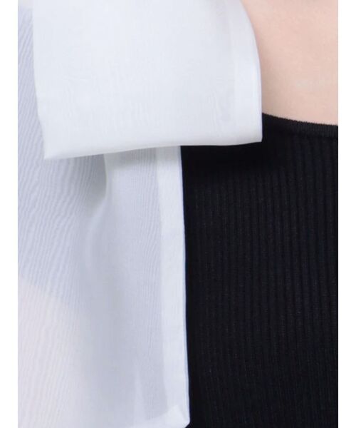 MERCURYDUO（マーキュリーデュオ）の「ショルダーリボンニットワンピース（ワンピース・レディース・ブラック/ブラウン・SMALL/MEDIUM）」の19枚目の写真