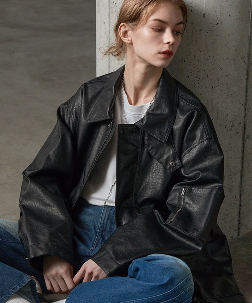SERACE】Loose silhouette vintage like blouson / ルーズ