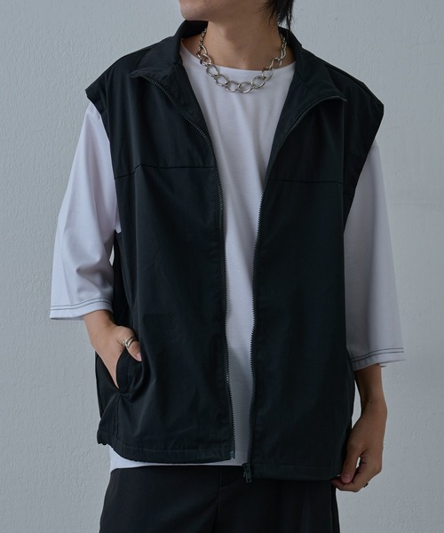 COLONY 2139（コロニートゥーワンスリーナイン）の「ストレッチスケーターベスト（ベスト・メンズ・ブラック・LARGE/MEDIUM）」の8枚目の写真