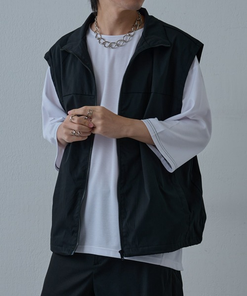 COLONY 2139（コロニートゥーワンスリーナイン）の「ストレッチスケーターベスト（ベスト・メンズ・ブラック・LARGE/MEDIUM）」の10枚目の写真