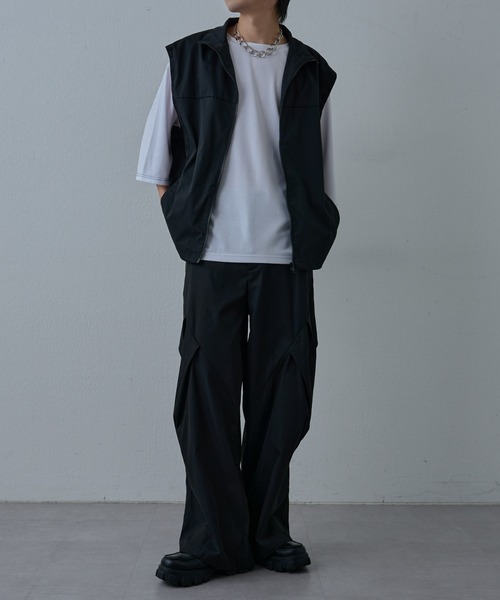 COLONY 2139（コロニートゥーワンスリーナイン）の「ストレッチスケーターベスト（ベスト・メンズ・ブラック・LARGE/MEDIUM）」の20枚目の写真