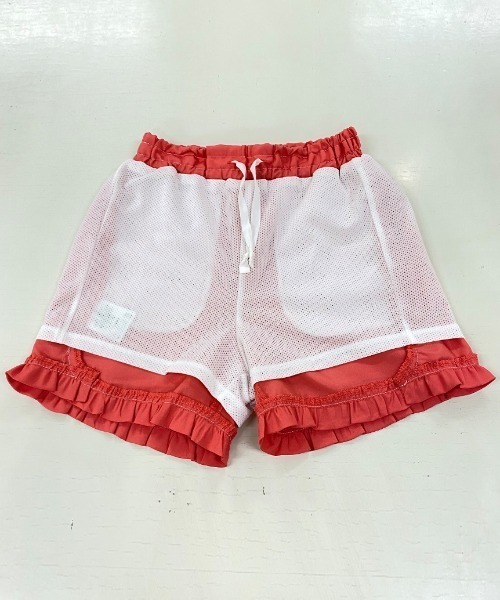 HAKKA KIDS（ハッカキッズ）の「[水着･スイム]水陸両用フリルショートパンツ（その他パンツ・キッズ・サックスブルー/ピンク・S/M）」の4枚目の写真