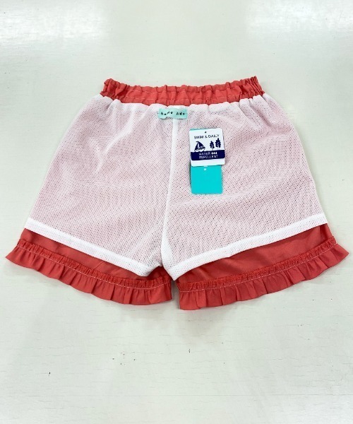 HAKKA KIDS（ハッカキッズ）の「[水着･スイム]水陸両用フリルショートパンツ（その他パンツ・キッズ・サックスブルー/ピンク・S/M）」の5枚目の写真