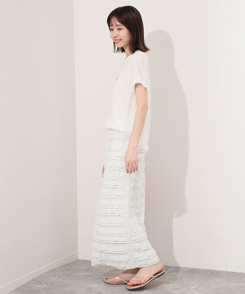 フリルカットソータイトスカート SLOBE IENA スカート 「追加2」フリルカットソータイトスカート