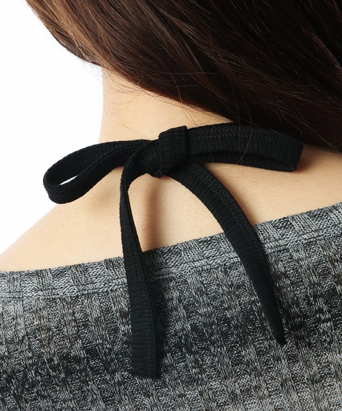 SPIRALGIRL(スパイラルガール)の「レースアップホルターネックアンサンブル(アンサンブル・レディース・ブラック系/ピンク系・FREE)」の19枚目の写真