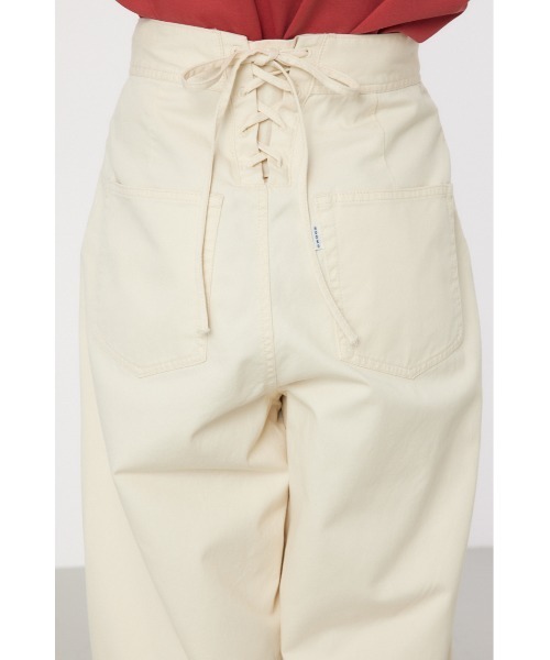 RODEO CROWNS WIDE BOWL（ロデオクラウンズワイドボウル）の「バックレースアップパンツ（その他パンツ・レディース・アイボリー/カーキ/ブルー・SMALL/MEDIUM）」の14枚目の写真
