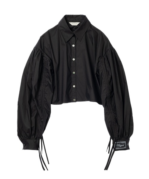 Wizzard(ウィザード)の「Wizzard ウィザード / BOMBER SLEEVE SHIRTS ボンバースリーブシャツ / W24AW-SH060(シャツ/ブラウス・レディース・ホワイト/ブラック/ブルー・2)」の3枚目の写真