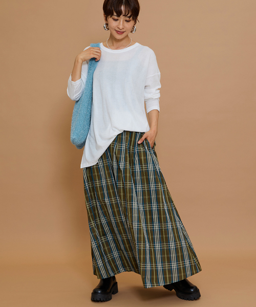 JOURNAL STANDARD relume（ジャーナルスタンダード　レリューム）の「RELUME kirakira Knit BAG（クラッチバッグ・レディース・ブラウン/サックスブルー/チャコールグレー・FREE）」の9枚目の写真