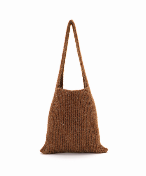 JOURNAL STANDARD relume（ジャーナルスタンダード　レリューム）の「RELUME kirakira Knit BAG（クラッチバッグ・レディース・ブラウン/サックスブルー/チャコールグレー・FREE）」の14枚目の写真