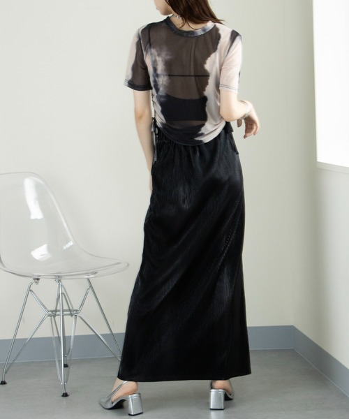 MAISON BREEZE（メゾンブリーズ）の「【MAISON BREEZE】メタリックプリーツSK 223-844-6027 DTK（スカート・レディース・ゴールド/ブラック/シルバー・FREE）」の16枚目の写真