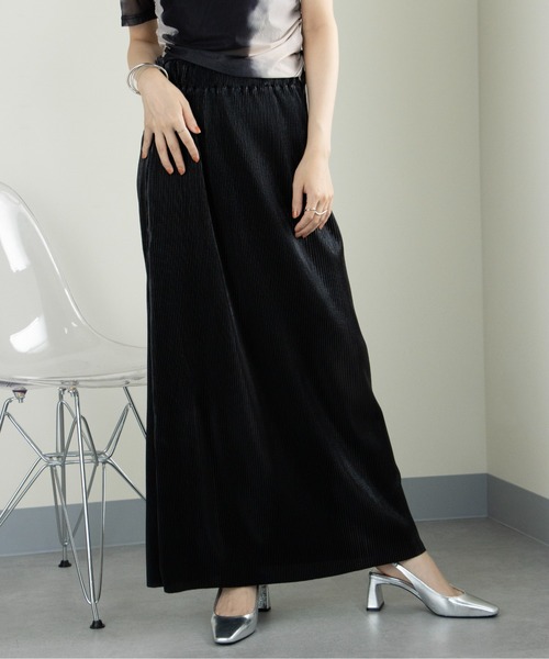 MAISON BREEZE（メゾンブリーズ）の「【MAISON BREEZE】メタリックプリーツSK 223-844-6027 DTK（スカート・レディース・ゴールド/ブラック/シルバー・FREE）」の11枚目の写真