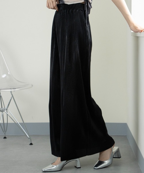 MAISON BREEZE（メゾンブリーズ）の「【MAISON BREEZE】メタリックプリーツSK 223-844-6027 DTK（スカート・レディース・ゴールド/ブラック/シルバー・FREE）」の12枚目の写真