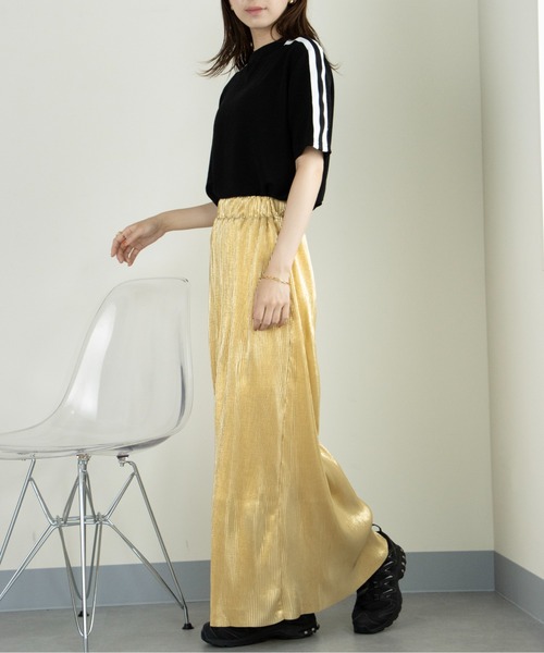 MAISON BREEZE（メゾンブリーズ）の「【MAISON BREEZE】メタリックプリーツSK 223-844-6027 DTK（スカート・レディース・ゴールド/ブラック/シルバー・FREE）」の20枚目の写真