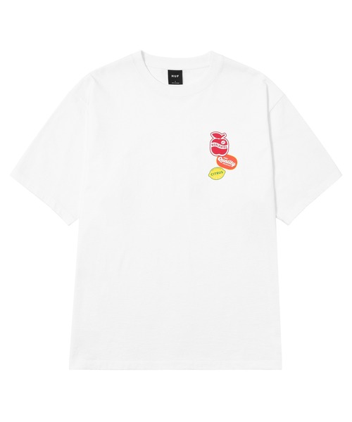HUF（ハフ）の「FRUITSTAND TEE  / HUF ハフ 半袖 プリント Tシャツ（Tシャツ/カットソー・メンズ・ブラック/サックスブルー/ホワイト・SMALL/MEDIUM/LARGE/X-LARGE/XX-LARGE）」の8枚目の写真