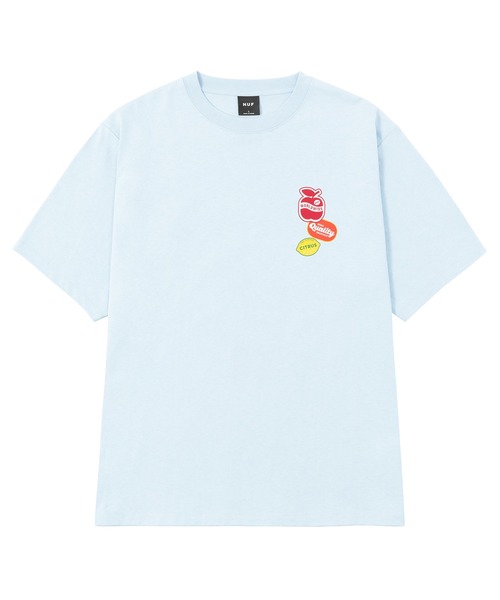 HUF（ハフ）の「FRUITSTAND TEE  / HUF ハフ 半袖 プリント Tシャツ（Tシャツ/カットソー・メンズ・ブラック/サックスブルー/ホワイト・SMALL/MEDIUM/LARGE/X-LARGE/XX-LARGE）」の16枚目の写真